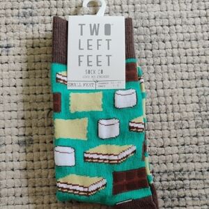 S'mores Socks - Green and Brown